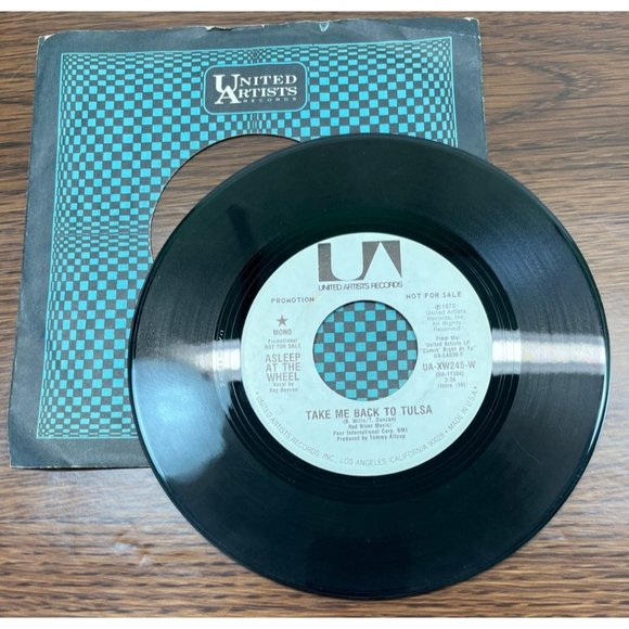 Asleep at the Wheel Take Me Back to Tulsa 45 Country Promo United Artists 1972 - Picture 4 of 4